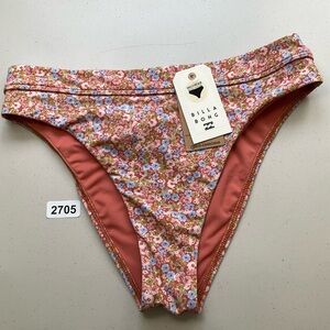 Billabong Bikini Bottom Large Multicolor Chase The Sun Maui Rider Skimpy